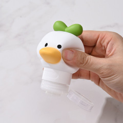 80ml Silicone Dispenser Bottle, Cute Little Duck Squeeze Bottle