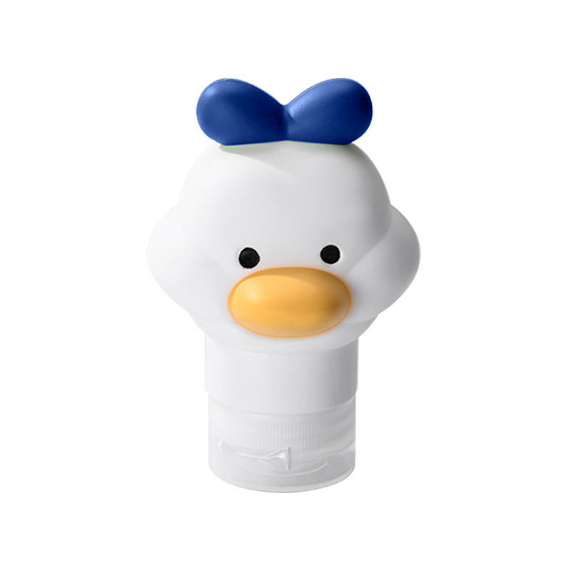80ml Silicone Dispenser Bottle, Cute Little Duck Squeeze Bottle