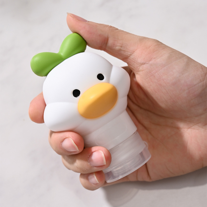 80ml Silicone Dispenser Bottle, Cute Little Duck Squeeze Bottle