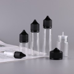 10ML~120ML Clear/Black PET Aromatherapy Bottle with Child Resistant Cap