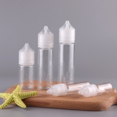 10ML~120ML Clear/Black PET Aromatherapy Bottle with Child Resistant Cap