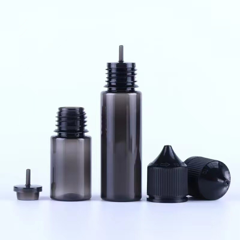 10ML~120ML Grey PET Aromatherapy Bottle with Child Resistant Cap