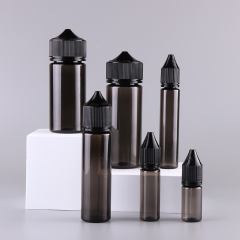 10ML~120ML Clear/Black PET Aromatherapy Bottle with Child Resistant Cap