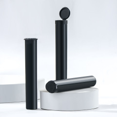 Black Pre Pop Top Roll Child Resistant Tubes (19*117mm)