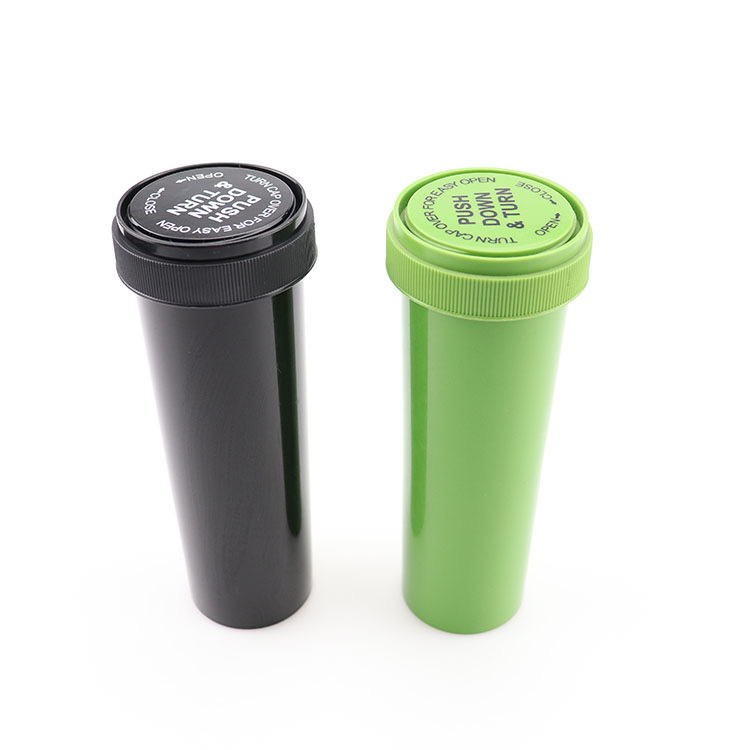 8-60 Dram Opaque Gold Prescription Vial with Reversible CR Cap