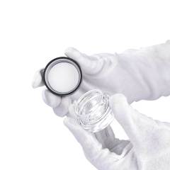 5g 7g 9g Clear Child-Resistant Safety Glass Jars