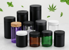 60-350ml Plastic Straight-Sided Round Jar