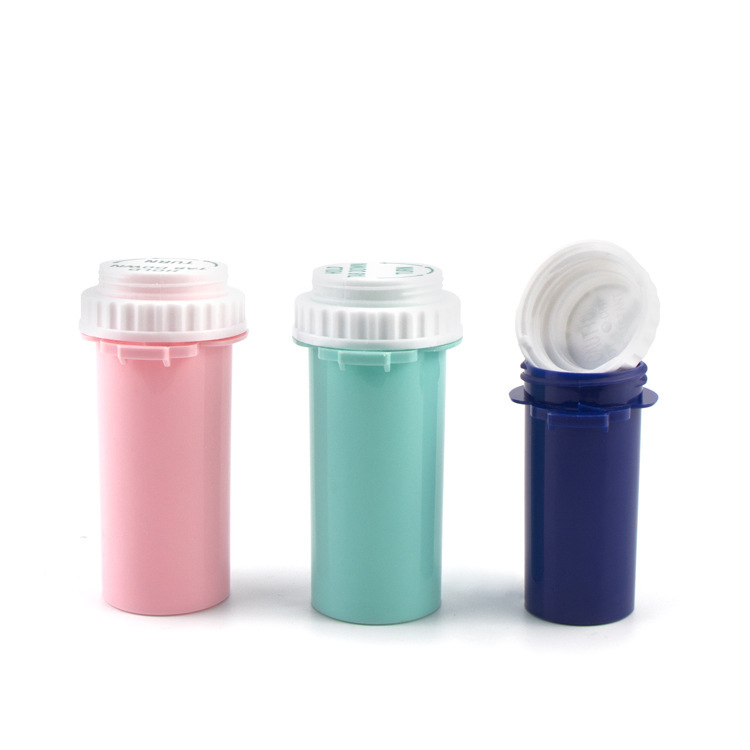 8-60dr PP Plastic Child Resistant Vial