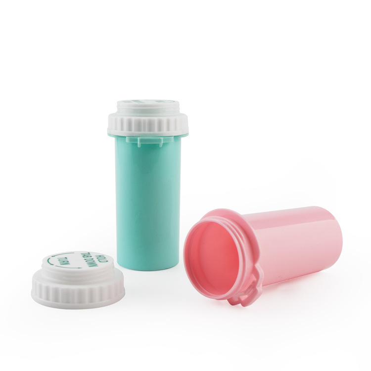8-60dr PP Plastic Child Resistant Vial