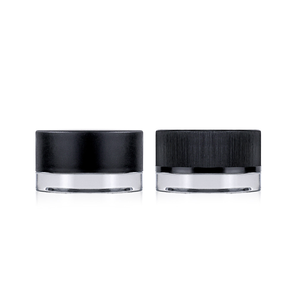 5-7g Transparent Hexagonal Glass Jar with Child Resistant Lid