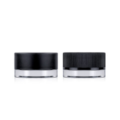 5-7g Transparent Hexagonal Glass Jar with Child Resistant Lid
