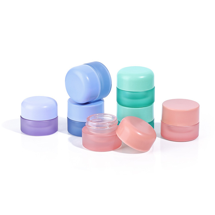 5g Round Glass Cream Jar with Child-Resistant Lid