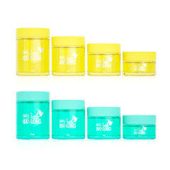 1-4oz Glass Straight-Sided Round Jar with Child-Resistant Safety Caps