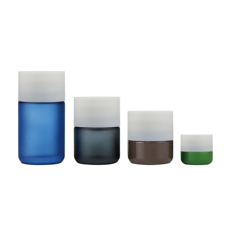 Glass Round Jars with Child-Resistant Safety Lids 5g 50g 70g 110g