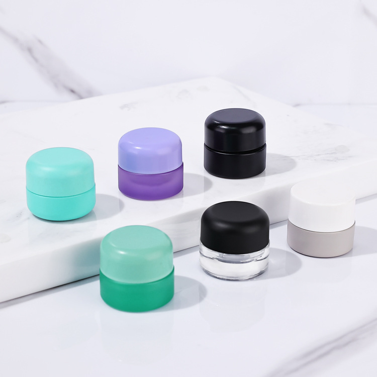 3.5g, 5g, 6g Small Glass Jars with Child-Resistant Safety Lid