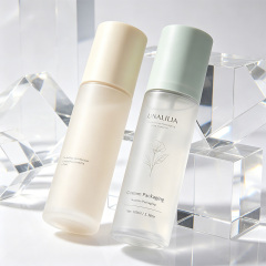 100ml PET Plastic Clear Frosted Cylinder Fine Mist Spray Bottle