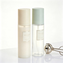 100ml PET Plastic Clear Frosted Cylinder Fine Mist Spray Bottle