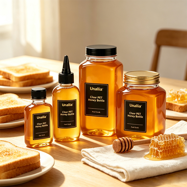 Why clear honey bottles need high-quality PET for clarity and shelf life.