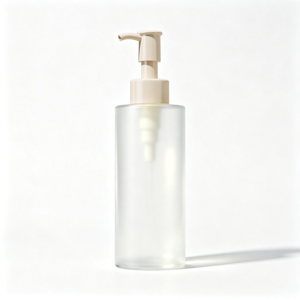 200ml Clear Frosted PET Cylinder Bottle