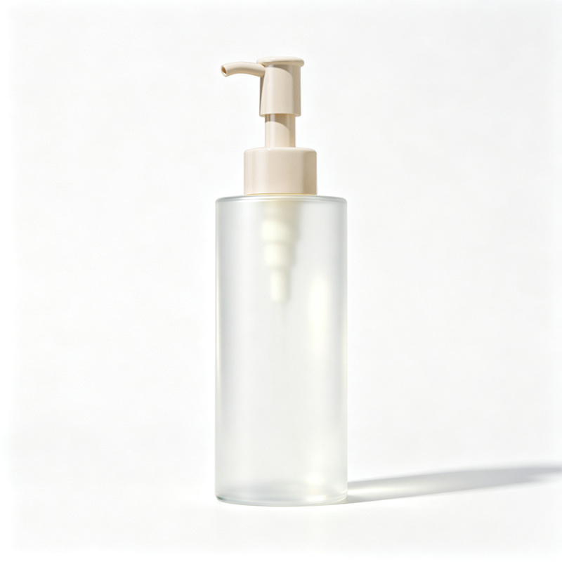 200ml Clear Frosted PET Cylinder Bottle
