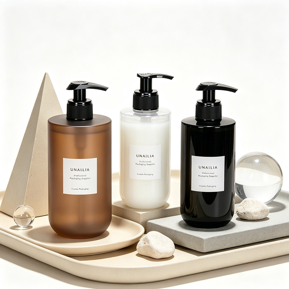 250ml 300ml 500ml PET U Shape Pump Bottles