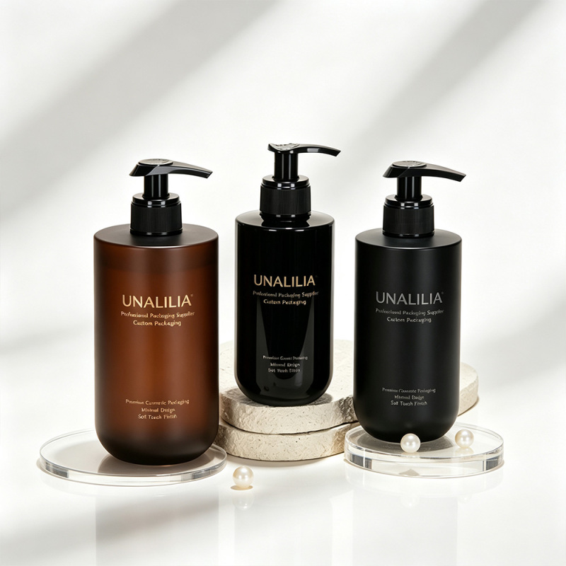 250ml 300ml 500ml PET U Shape Pump Bottles