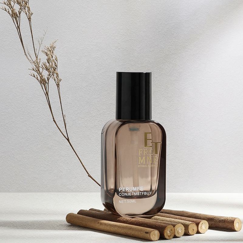 30ml Clear Rectangle Glass Serum Pump Bottle
