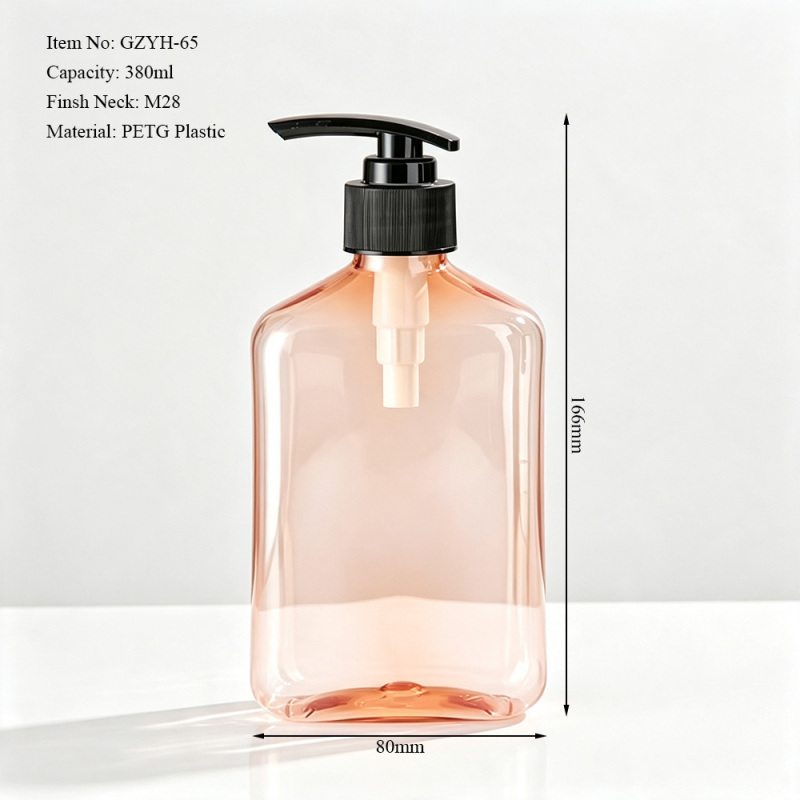 380ml PET Flat Pump Bottle