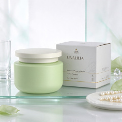 250ml Soft Touch HDPE Cosmetic Jar with Screw Lid