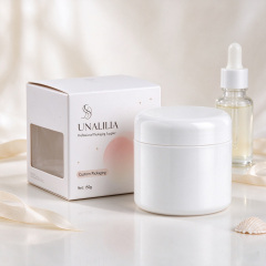150g PET Cosmetic Cream Jar with Screw Lid