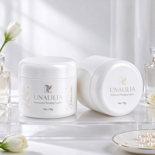 150g PET Cosmetic Cream Jar with Screw Lid
