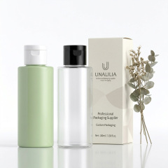 100ml PET Cylindrical Bottle with Flip Top Cap