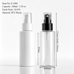 100ml PET Fine Mist Spray Bottle