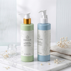 240ml PET Cylindrical Lotion Pump Bottle