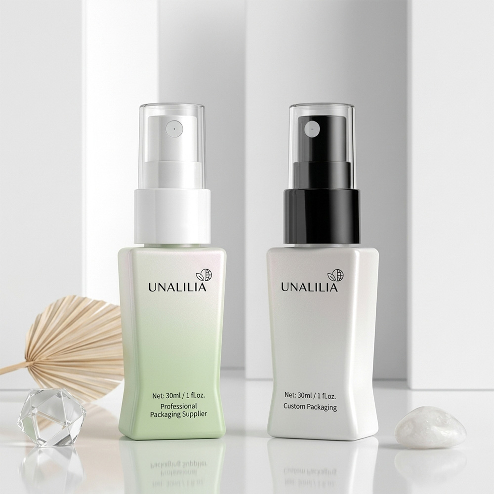 30ml PET Flat Fine Mist Spray Bottle