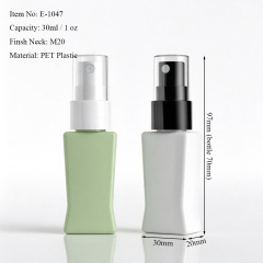 30ml PET Flat Fine Mist Spray Bottle