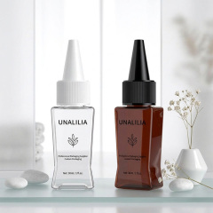 30ml PET Flat Applicator Bottle with Twist Top Cap