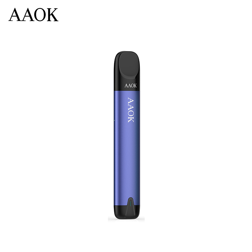 AAOK A01 prefill 2ml ceramic coil mini vape pen pod electronical cigarettes
