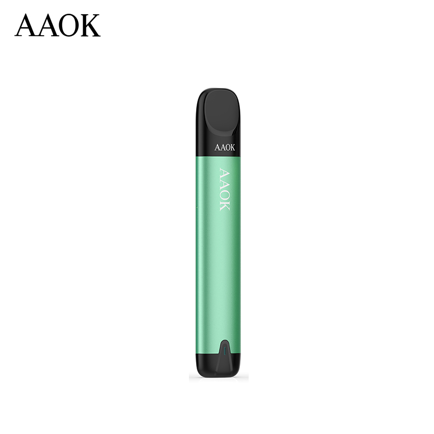 AAOK A01 prefill 2ml ceramic coil mini vape pen pod electronical cigarettes