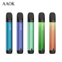 AAOK A01 prefill 2ml ceramic coil mini vape pen pod electronical cigarettes