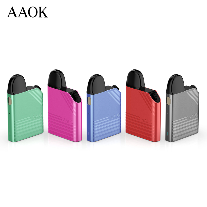 AAOK A08 factory low price 520mAh Type-C 2ml refillable open system mini vap pen