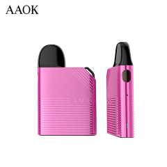 AAOK A08 Fabrik niedriger Preis 520mAh Typ-C 2ml nachfüllbarer Mini-Vap-Stift mit offenem System