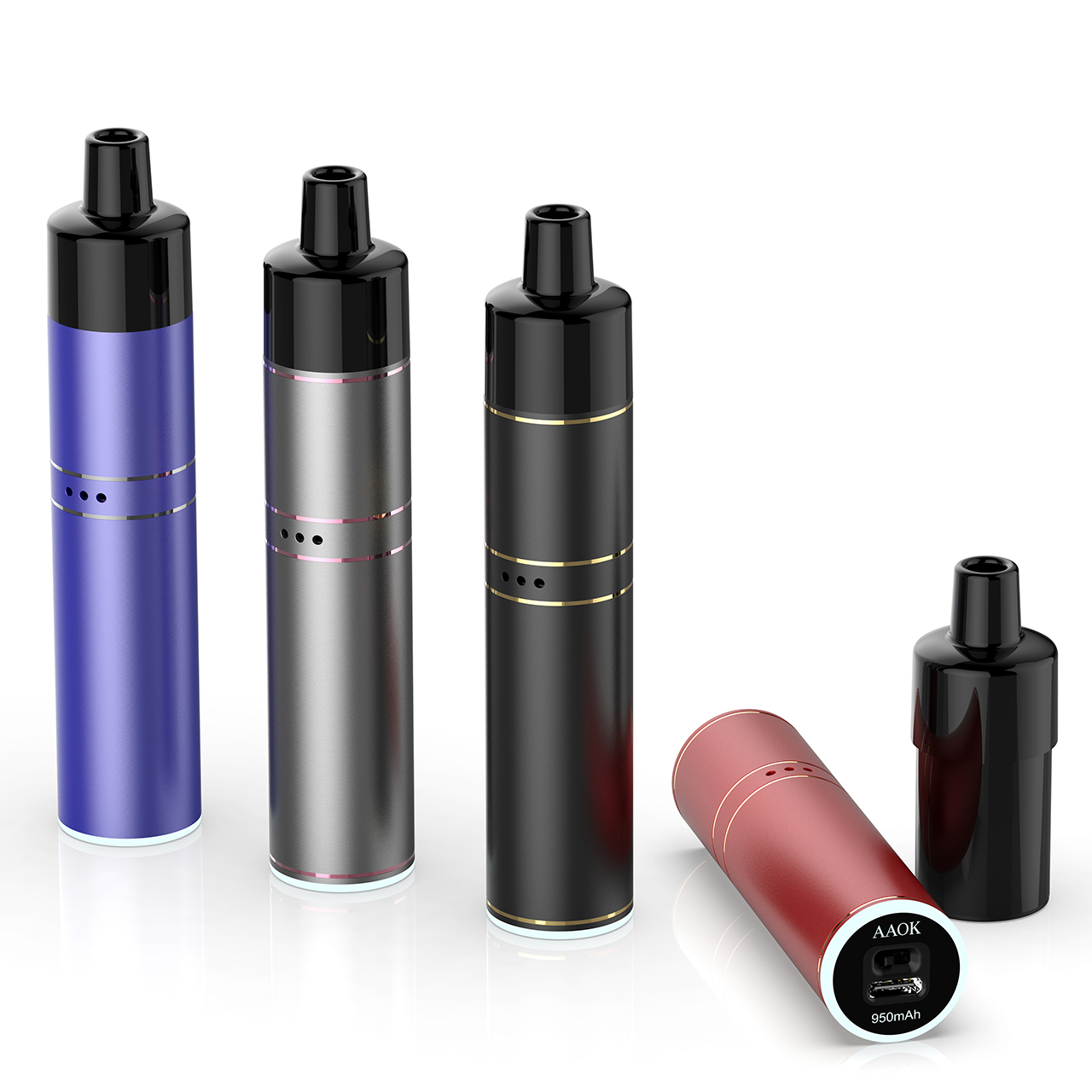AAOK 2022 ထုတ်ကုန်အသစ် A26 အသစ်ဝင်ရောက်မှုများ အစားထိုးနိုင်သော E Cigarette kits