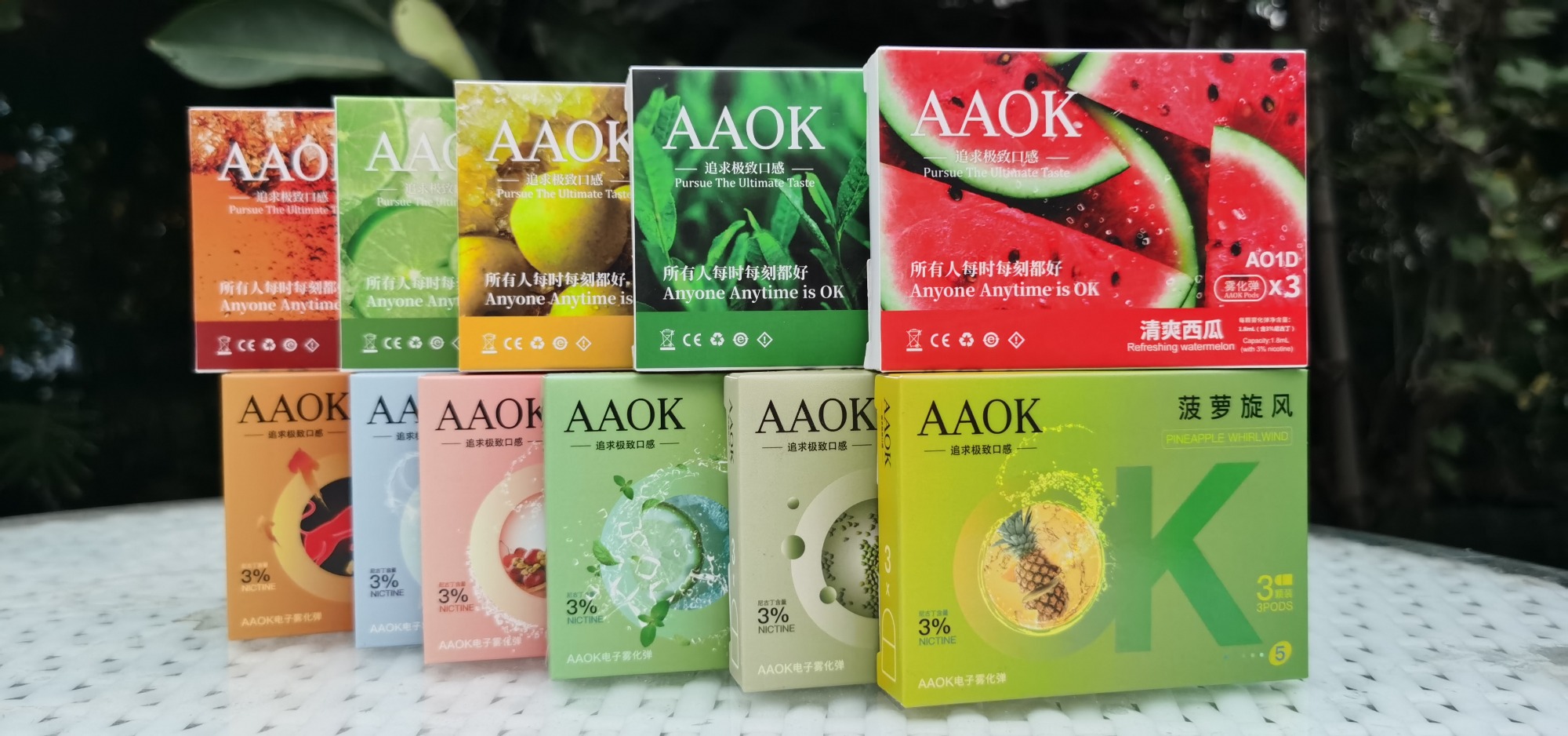 Bom phun điện tử AA0K A01D 1.8ml hỗ trợ tùy chỉnh