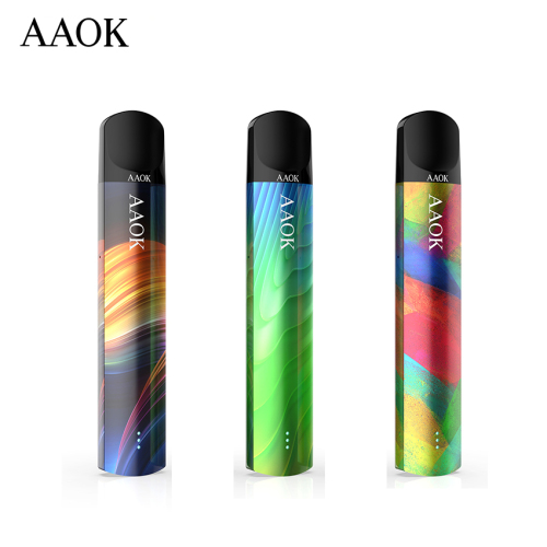 AAOK A02 उच्च गुणवत्ता वाले OEM Vape पेन सहायक उपकरण 380mah रिचार्जेबल vape ecig पेन: