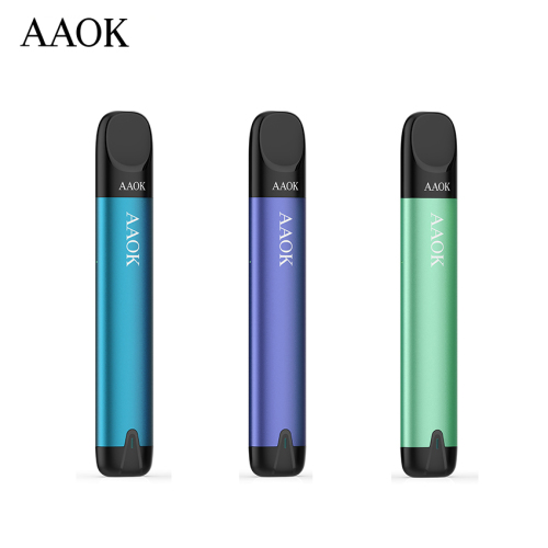 AAOK A01 prefill 2ml ceramic coil mini vape pen pod electronical cigarettes