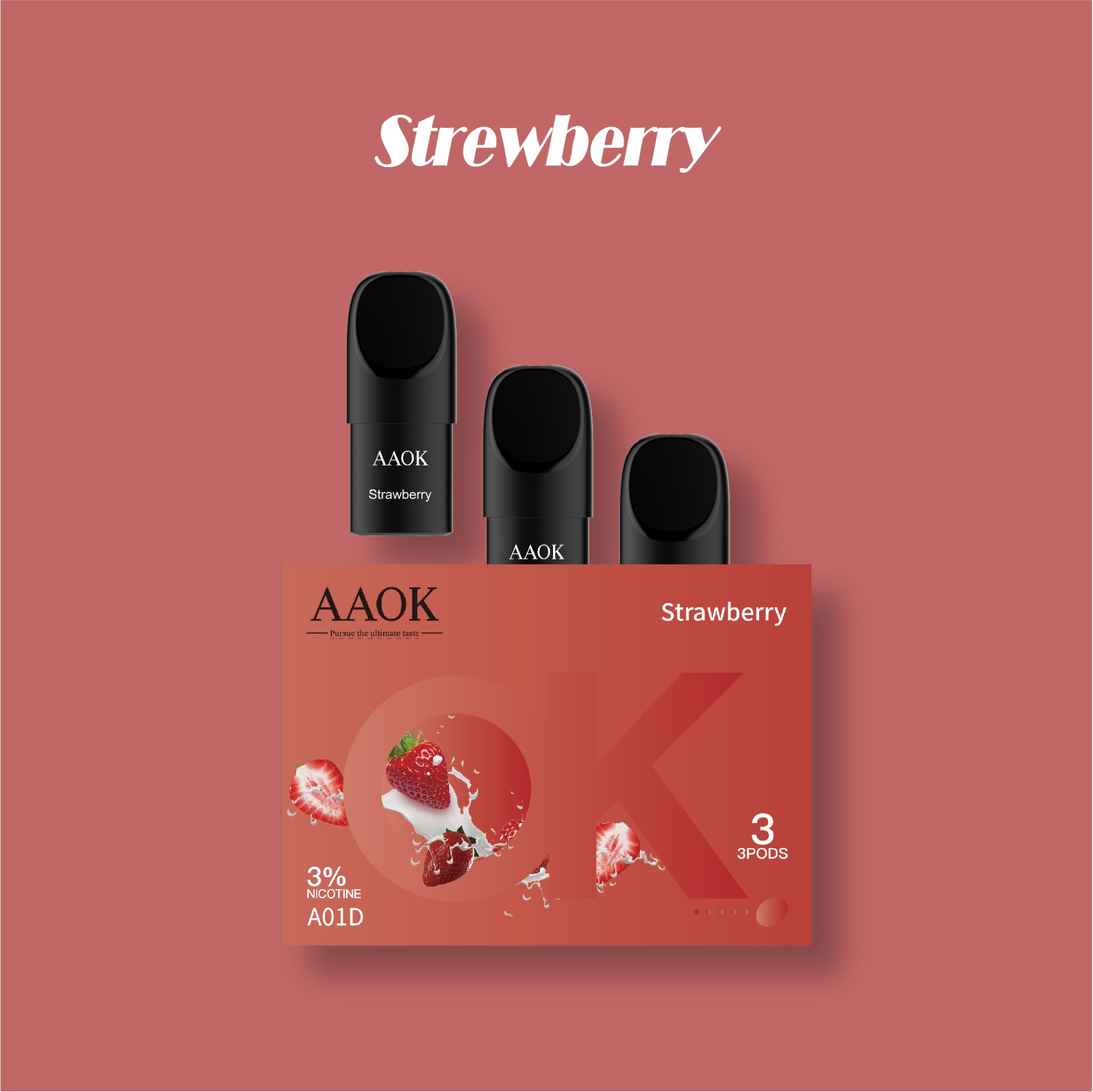 AA0K A01D Blueberry 1.8ml pod about 500 puffs