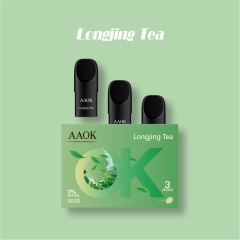 AA0K A01D Longjing Tea 1.8ml pod about 500 puffs