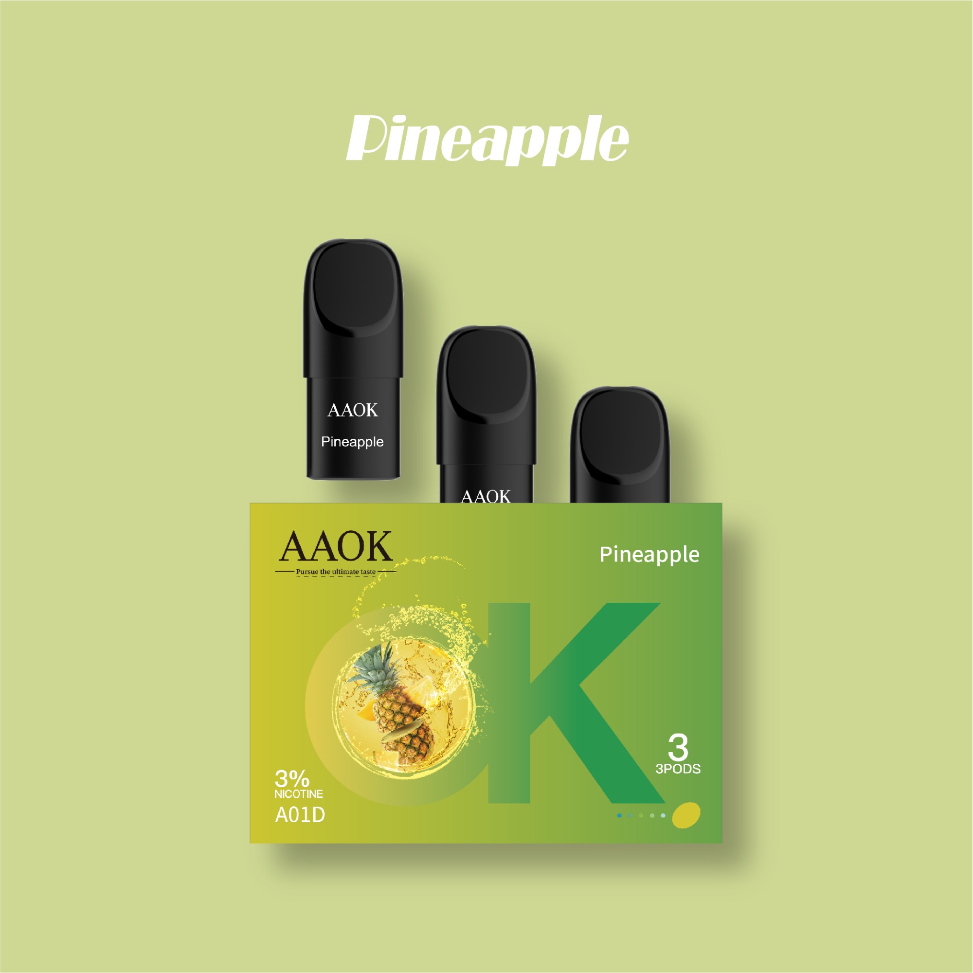 AA0K A01D PassionFruit 1.8ml pod about 500 puffs