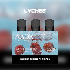 AAOK A02D Lychee Refillable electronic cigarette 1.8ml 500 pods
